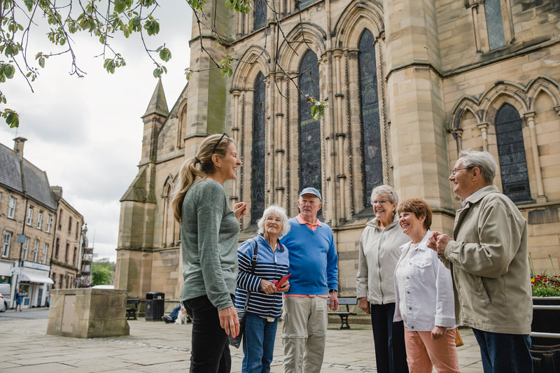 Group tour Hexham Abbey Cathedral